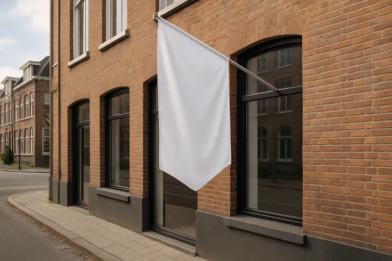 Gevelvlaggen voor extra zichtbaarheid